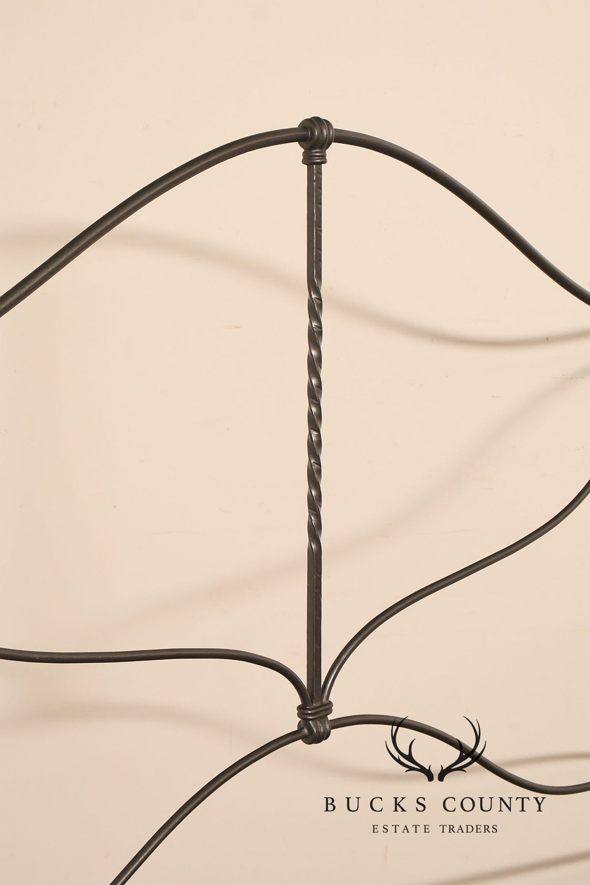 Charles P. Rogers Benicia Foundry & Iron Works Provence Wrought Iron Queen Bedframe