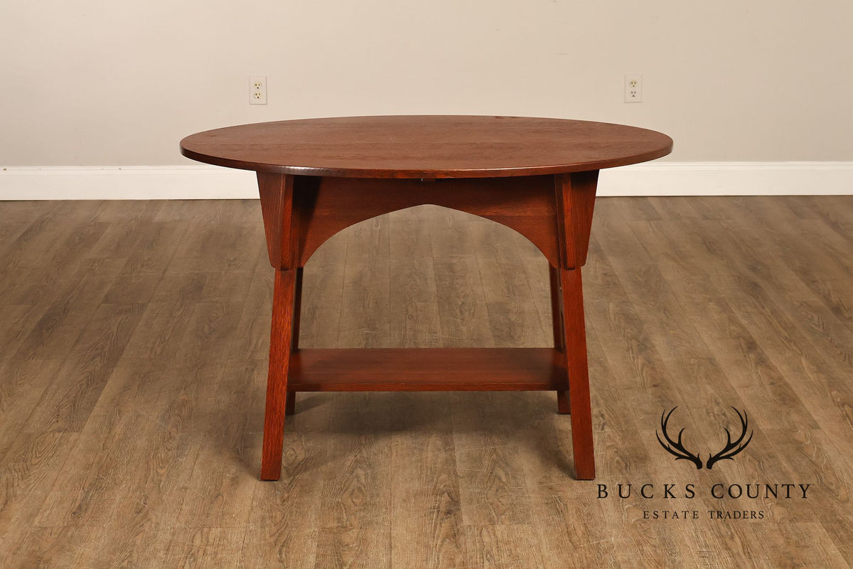 Stickley Mission Collection Oak Limbert Library Table