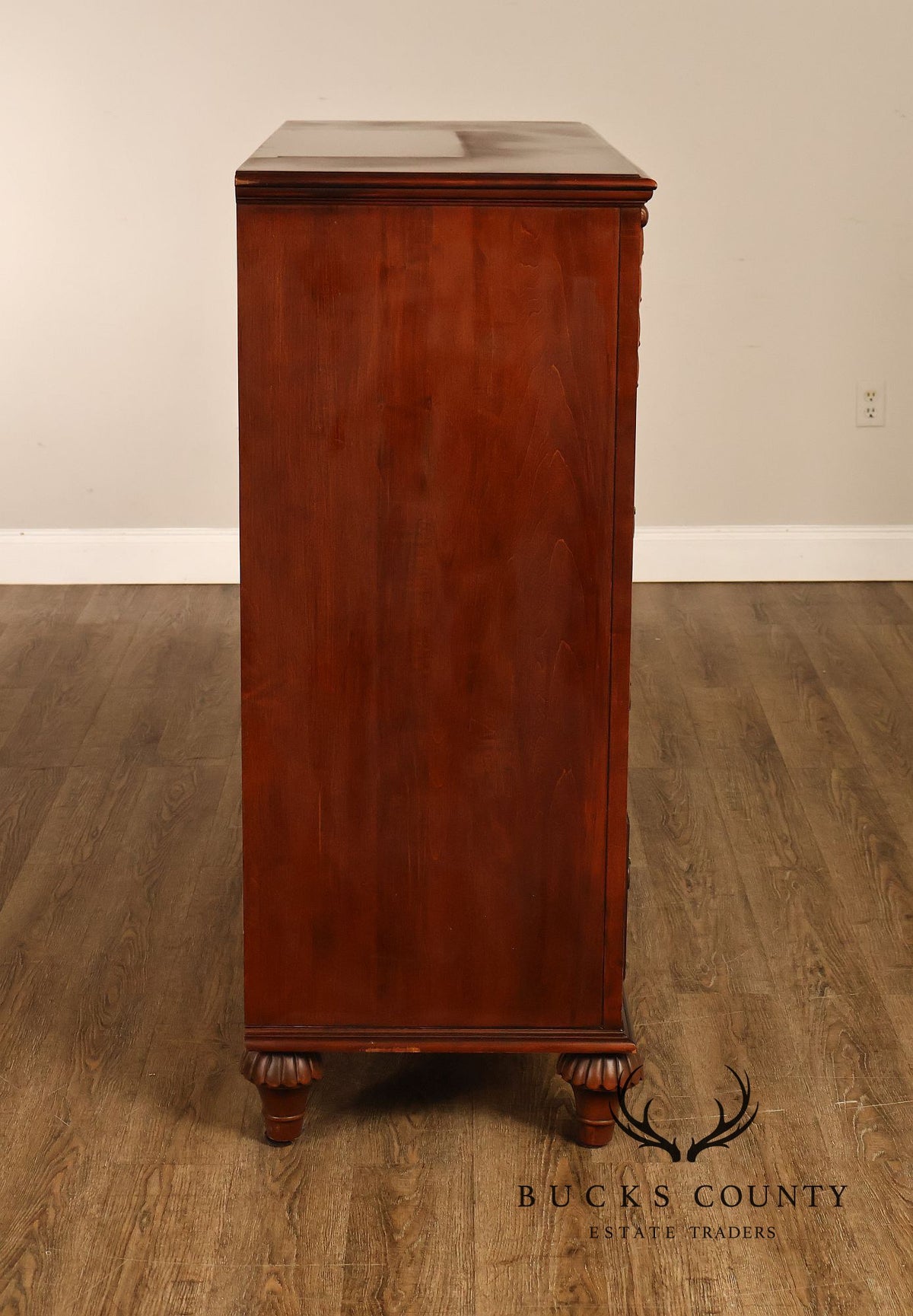 Ethan Allen 'British Classics' Maple And Birch Tall Dresser