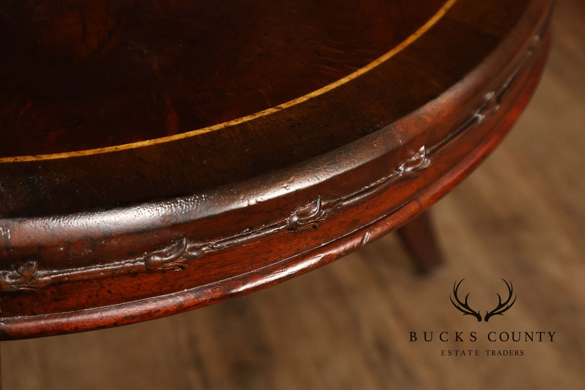 Jonathan Charles Buckingham Collection Empire Style Mahogany Lamp Table