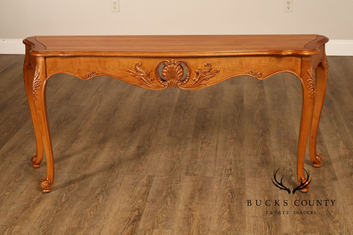 Ethan Allen Legacy Collection French Country Style Narrow Console Table