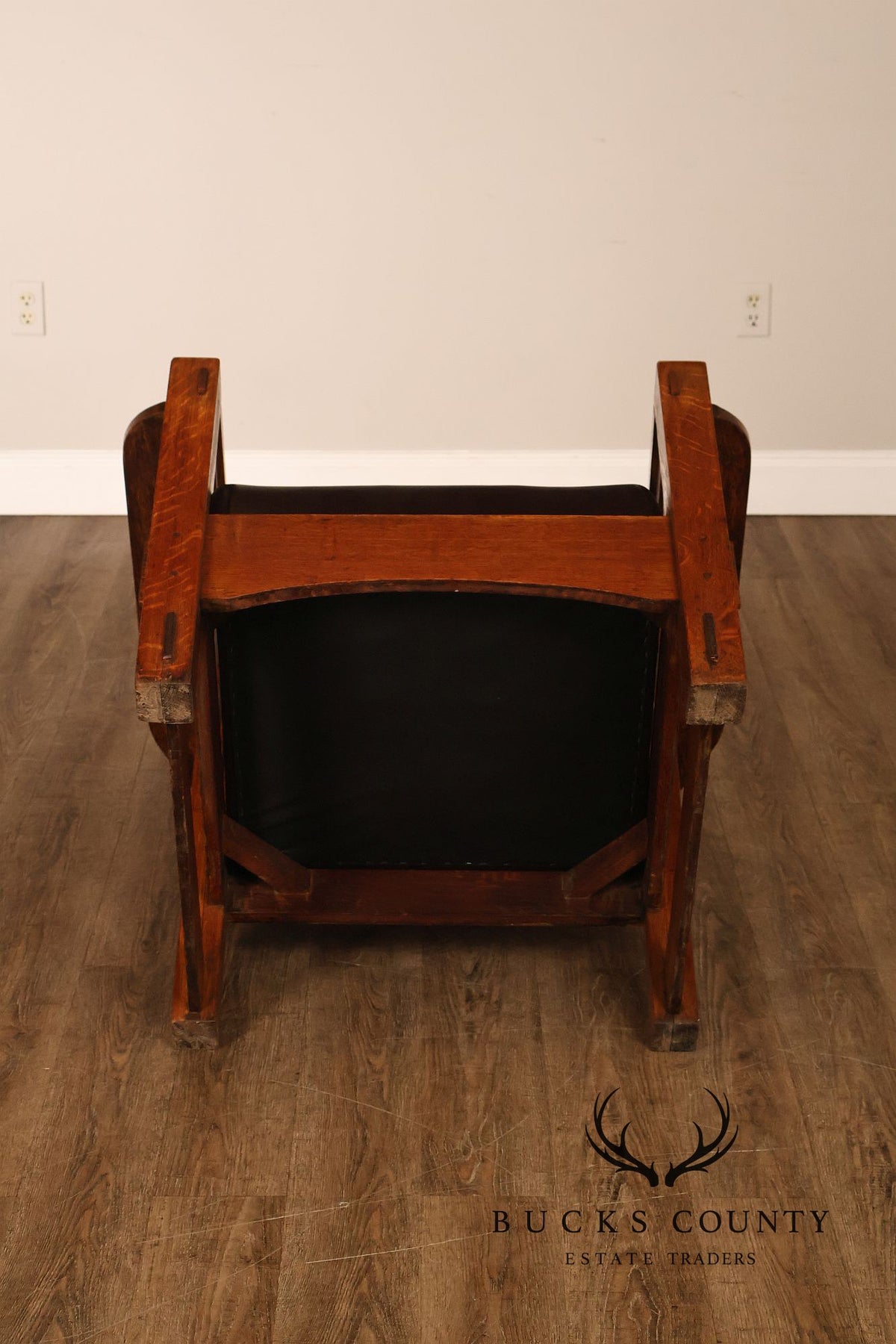 Antique Harden Arts & Crafts Oak Morris Chair