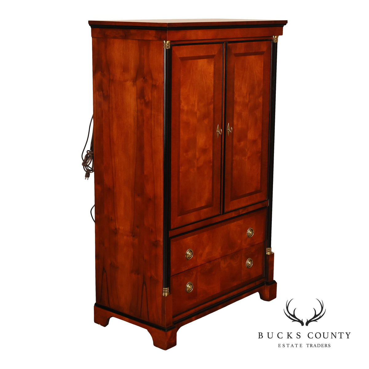Century Furniture Biedermeier Style Mahogany Armoire