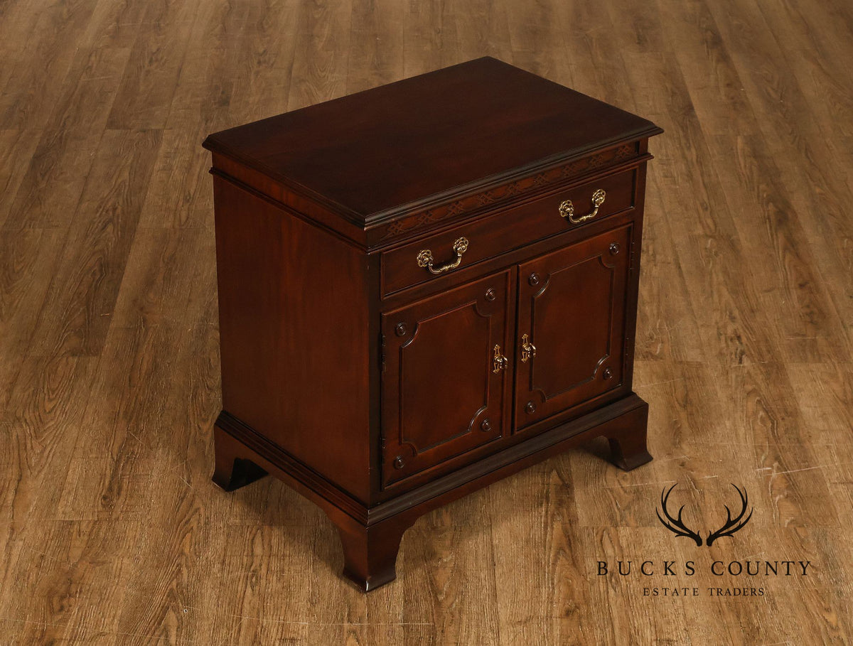 Century Furniture Georgian Style Mahogany Nightstand