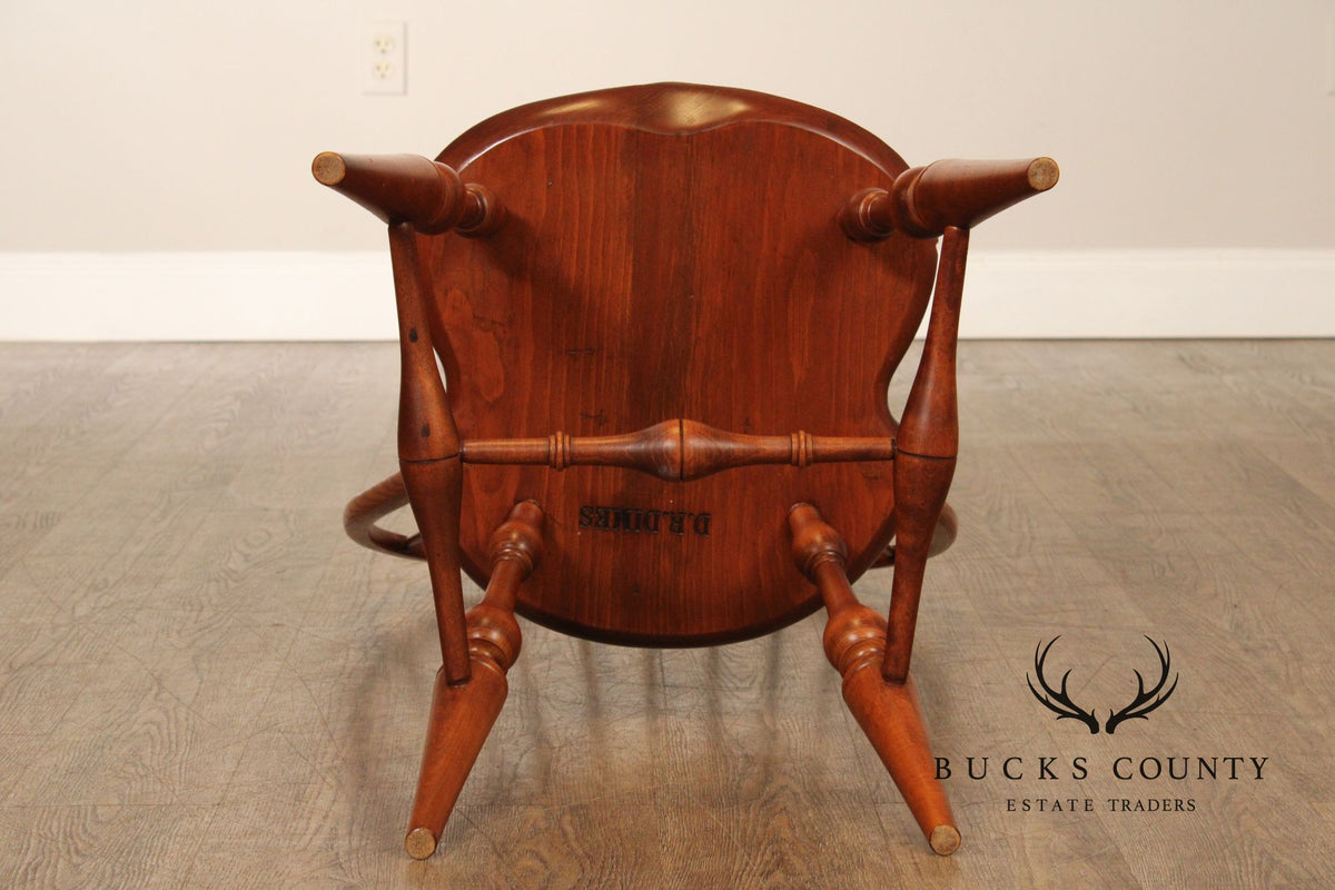 D.R. Dimes Set of Four Bowback Windsor Dining Chairs