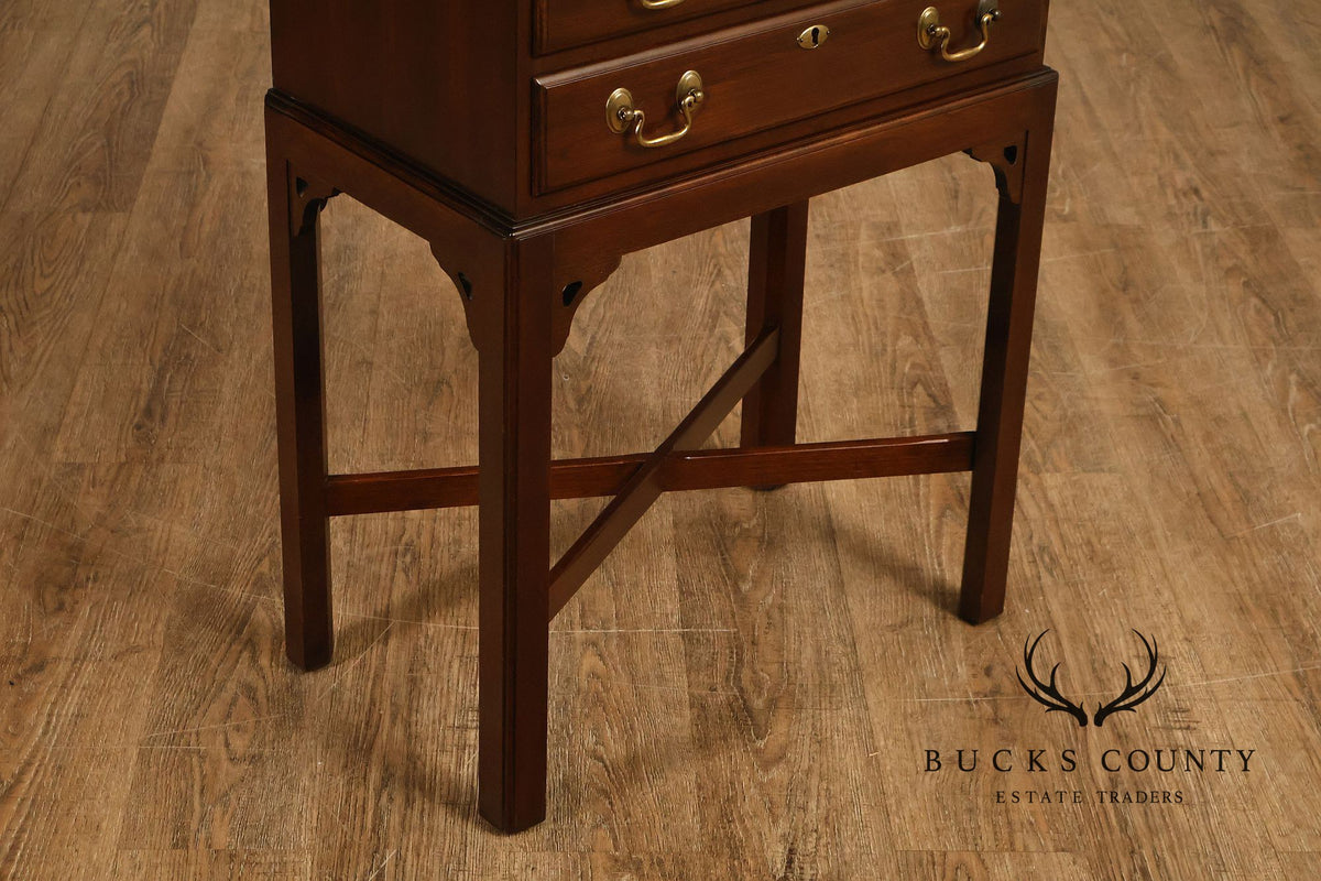 Ethan Allen 'Georgian Court' Cherry Silver Chest