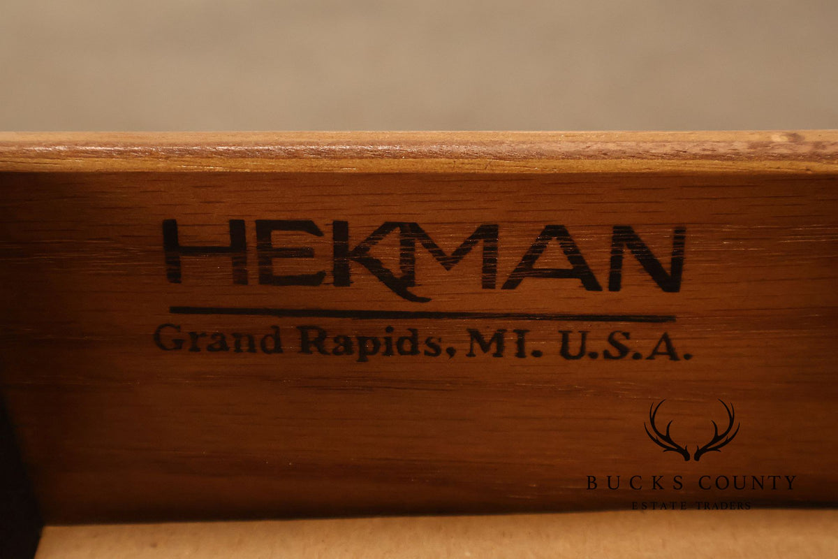 Hekman Federal Style Mahogany Inlaid Silver Chest