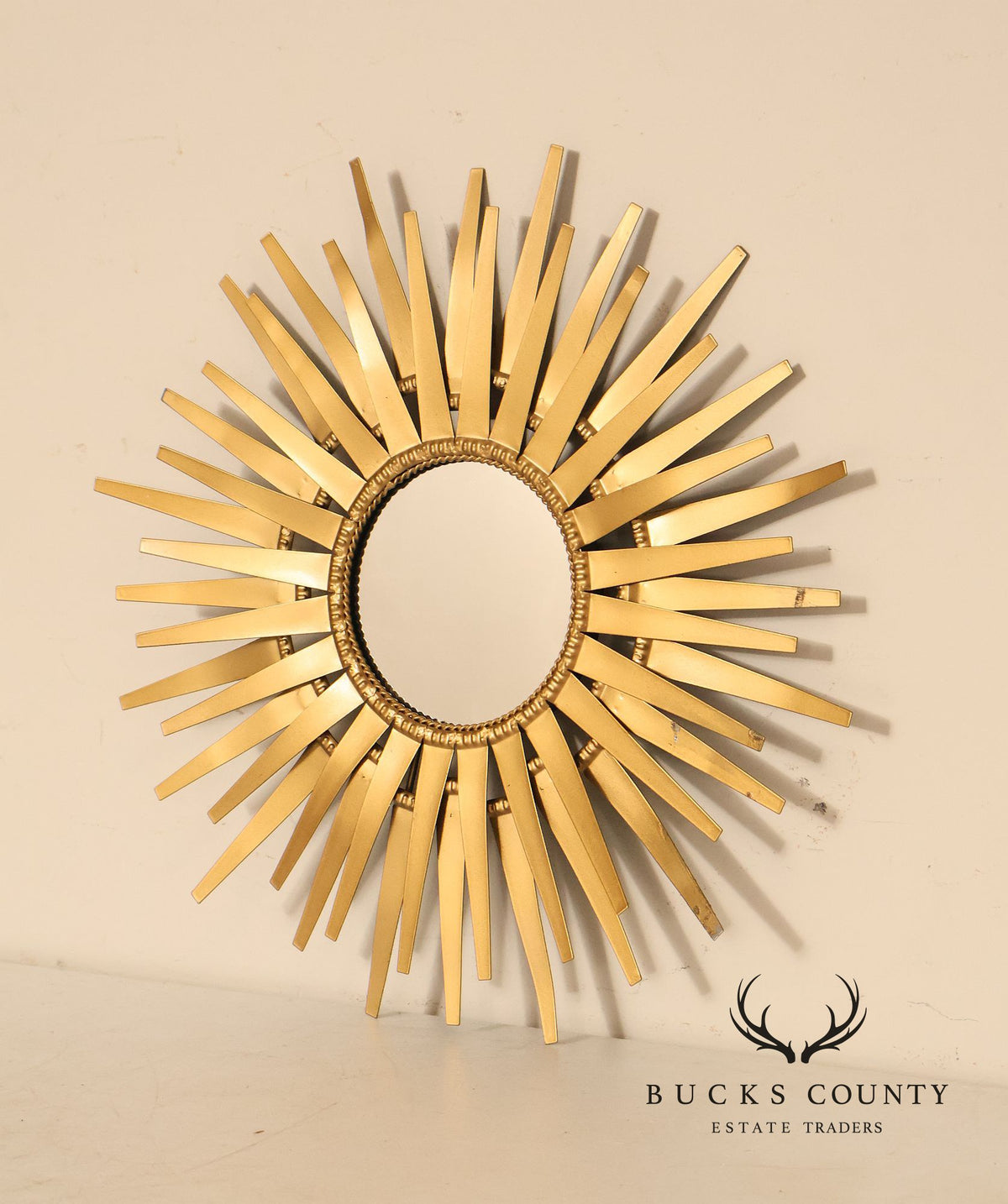 Mid Century Modern Style Sunburst Accent Mirror