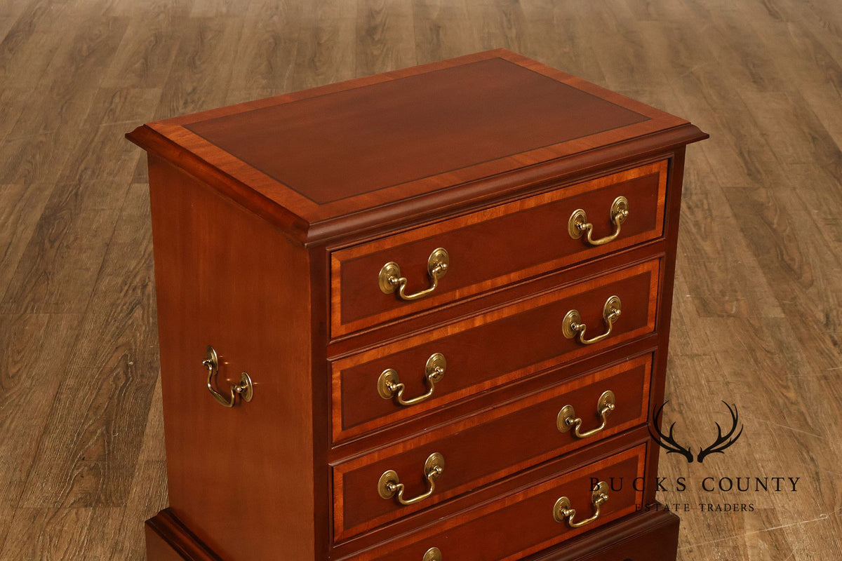 Pennsylvania House Banded Mahogany Bedside Chest