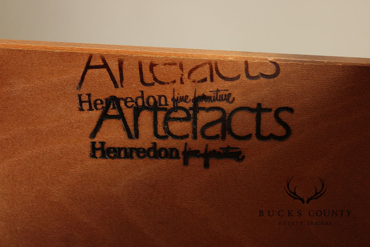 Henredon Artefacts Campaign Style Oak Tall Chest