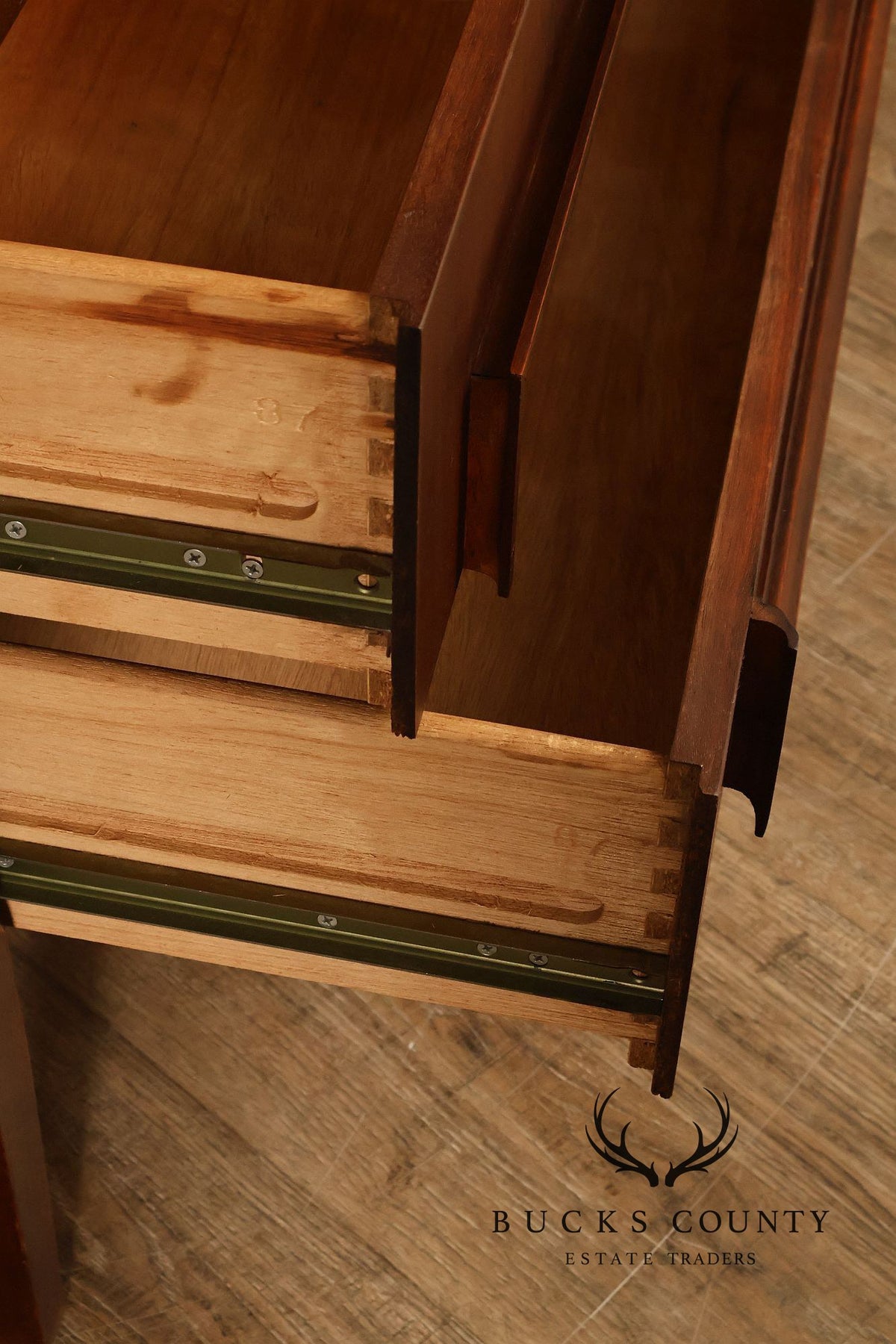 United Furniture 'Tiki' Brutalist Sculpted Walnut Tall Chest