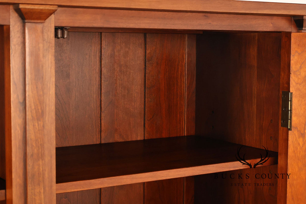 Stickley Mission Collection Harvey Ellis Cherry Bookcase