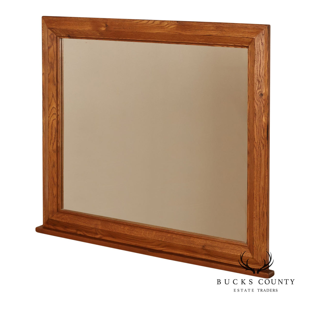 Broyhill Attic Heirlooms Rustic Oak Dresser Mirror