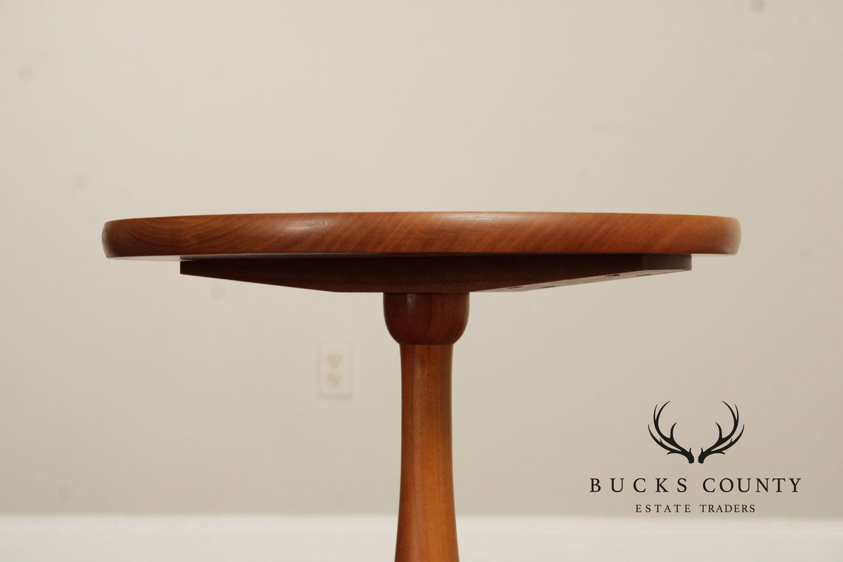 Skaker Style Round Cherry Side Table
