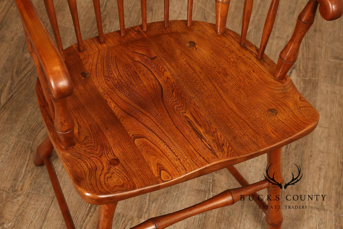 Harden Oak and Cherry Windsor Armchair