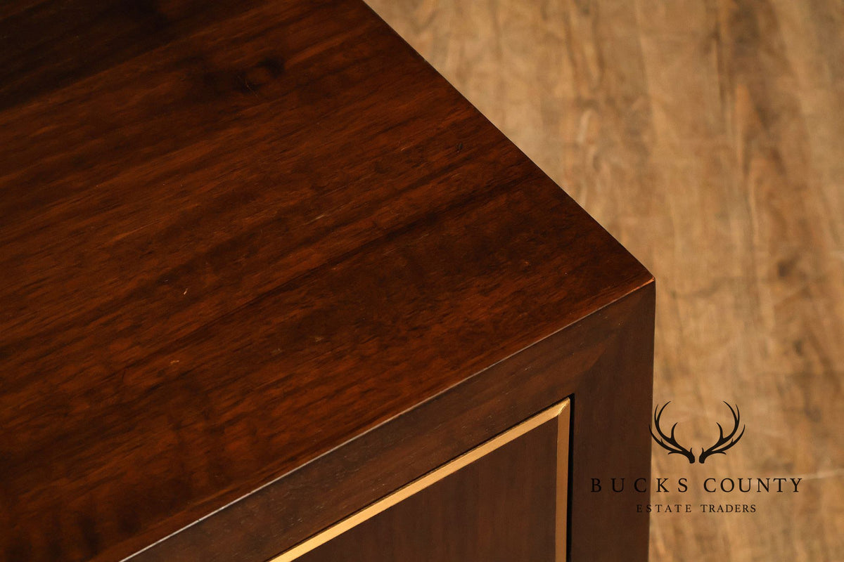 Classic Modern Pair Of Single Drawer Nightstands