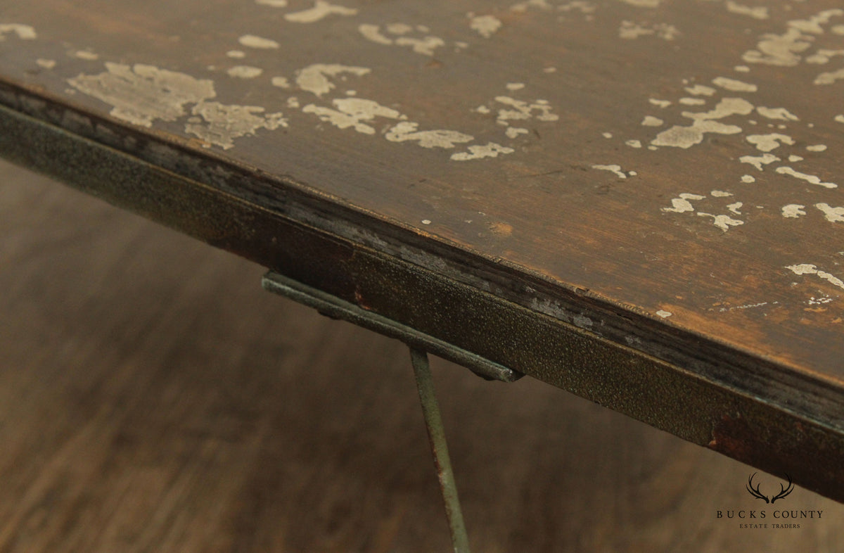 Industrial Style Reclaimed Wood Coffee Table