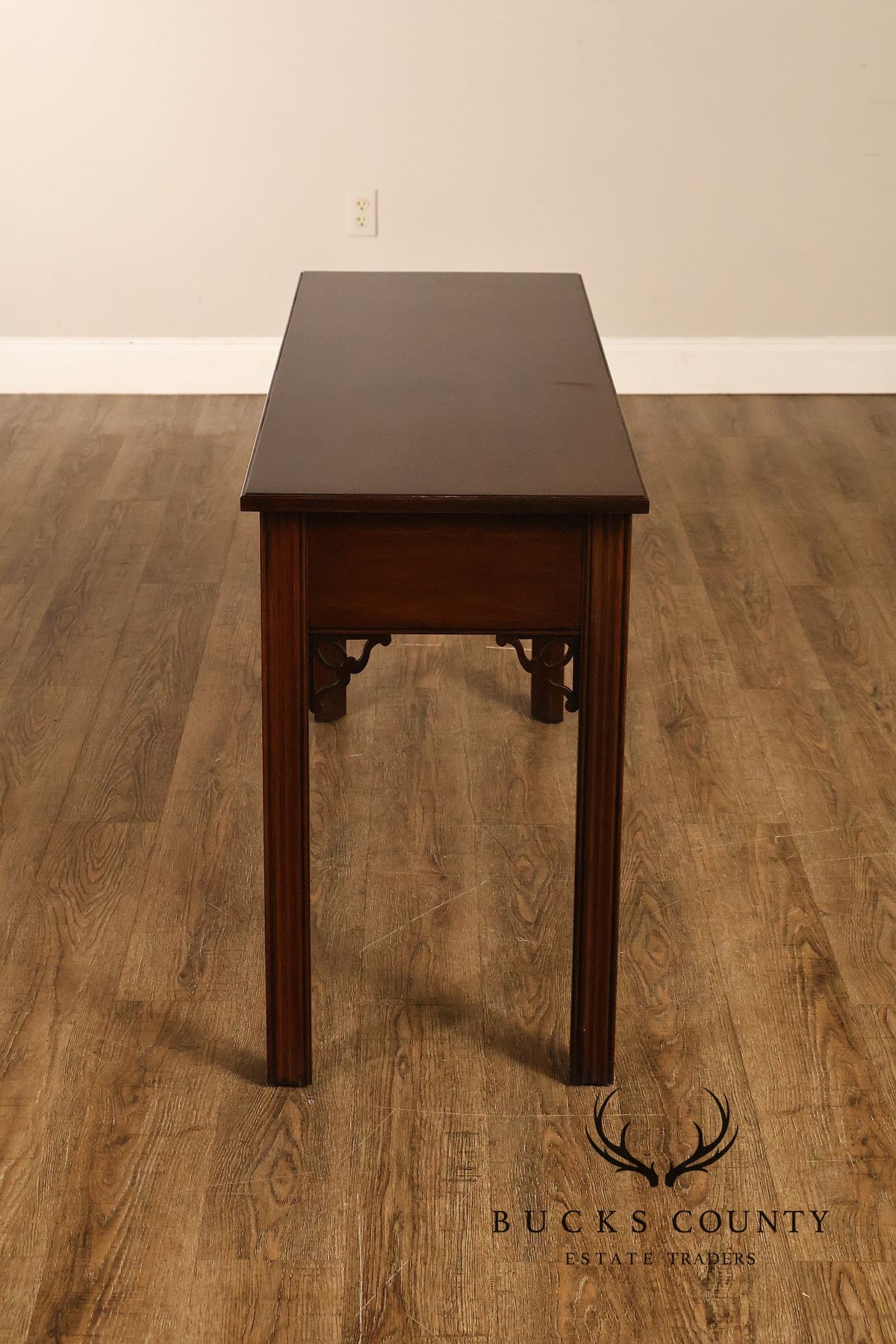 Ethan Allen Chippendale Style Georgian Court Cherry Sofa Table