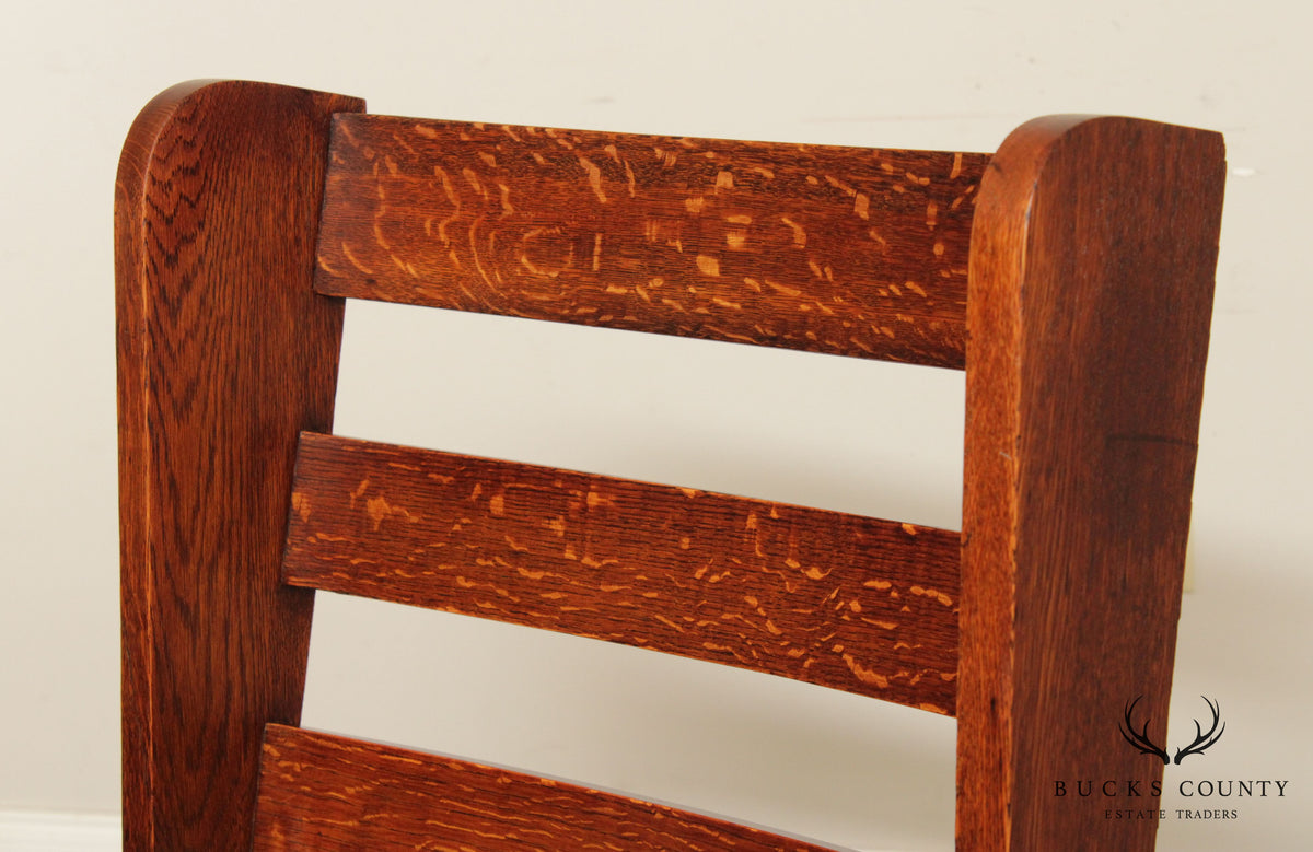 Lifetime Antique Mission Style Tiger Oak Rocker