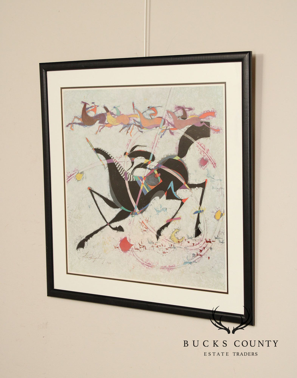 Li Zhong Liang Contemporary Print, Cave Painting
