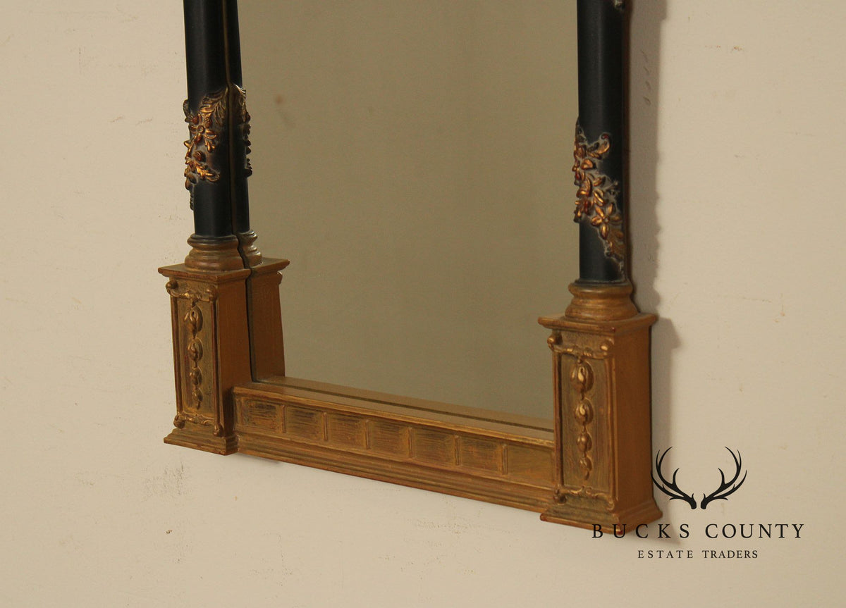 Uttermost Italian Baroque Style Arched Wall Mirror