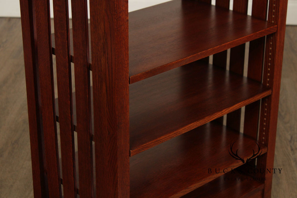 Stickley Mission Collection Oak Bookcase Magazine Stand