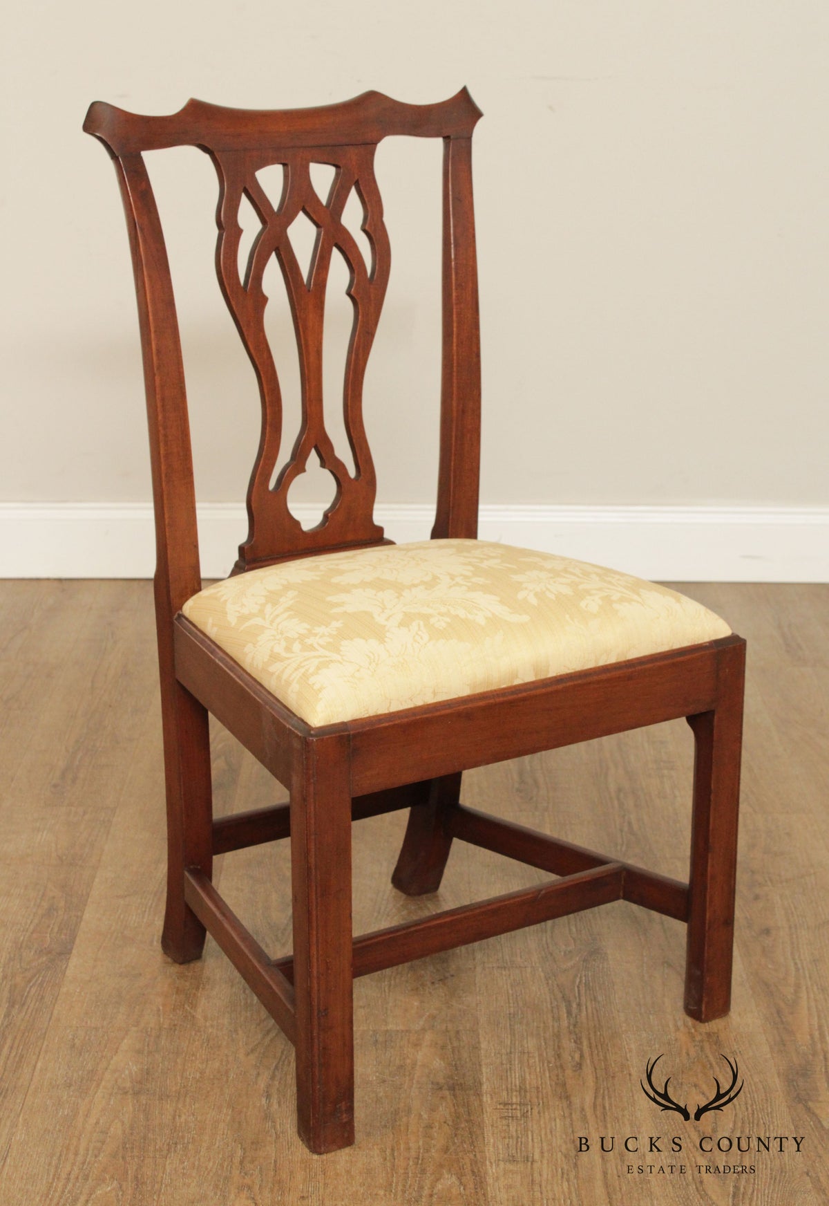 Antique Chippendale Style Cherry Side Chair