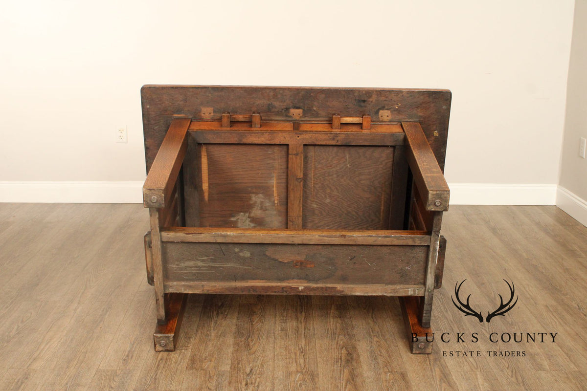 Limbert Antique Mission Oak Library Table