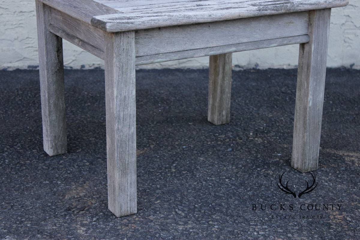 Gloster Pair of Teak Outdoor End Tables