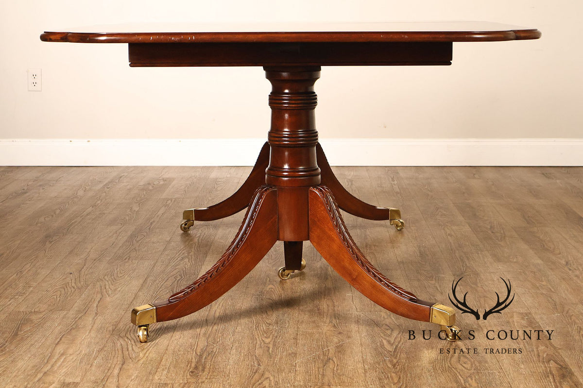 Statton Cherry Double Pedestal Dining Table
