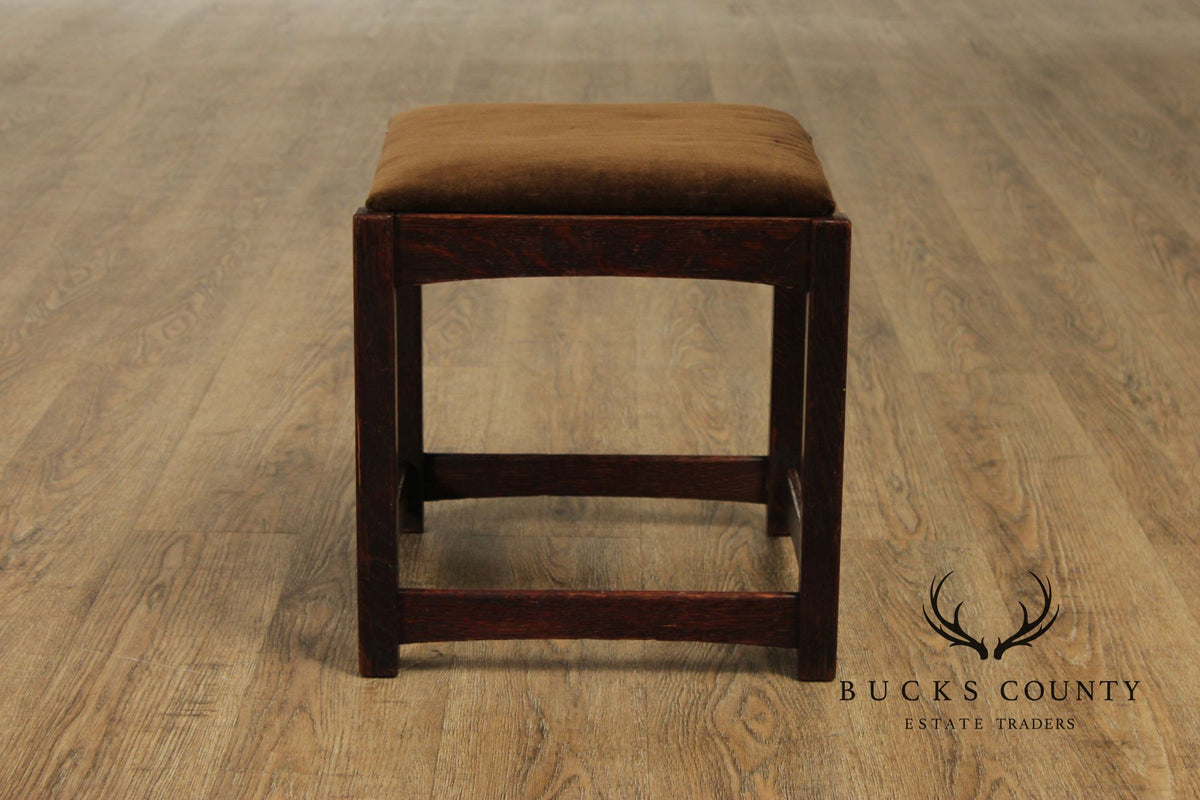 Grand Rapids Bookcase & Chair Co. Antique Mission Oak Stool