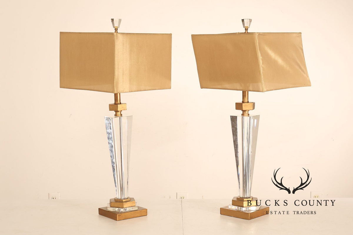 Alexander-John Art Deco Style Pair of Table Lamps