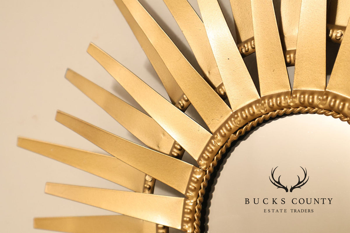 Mid Century Modern Style Sunburst Accent Mirror
