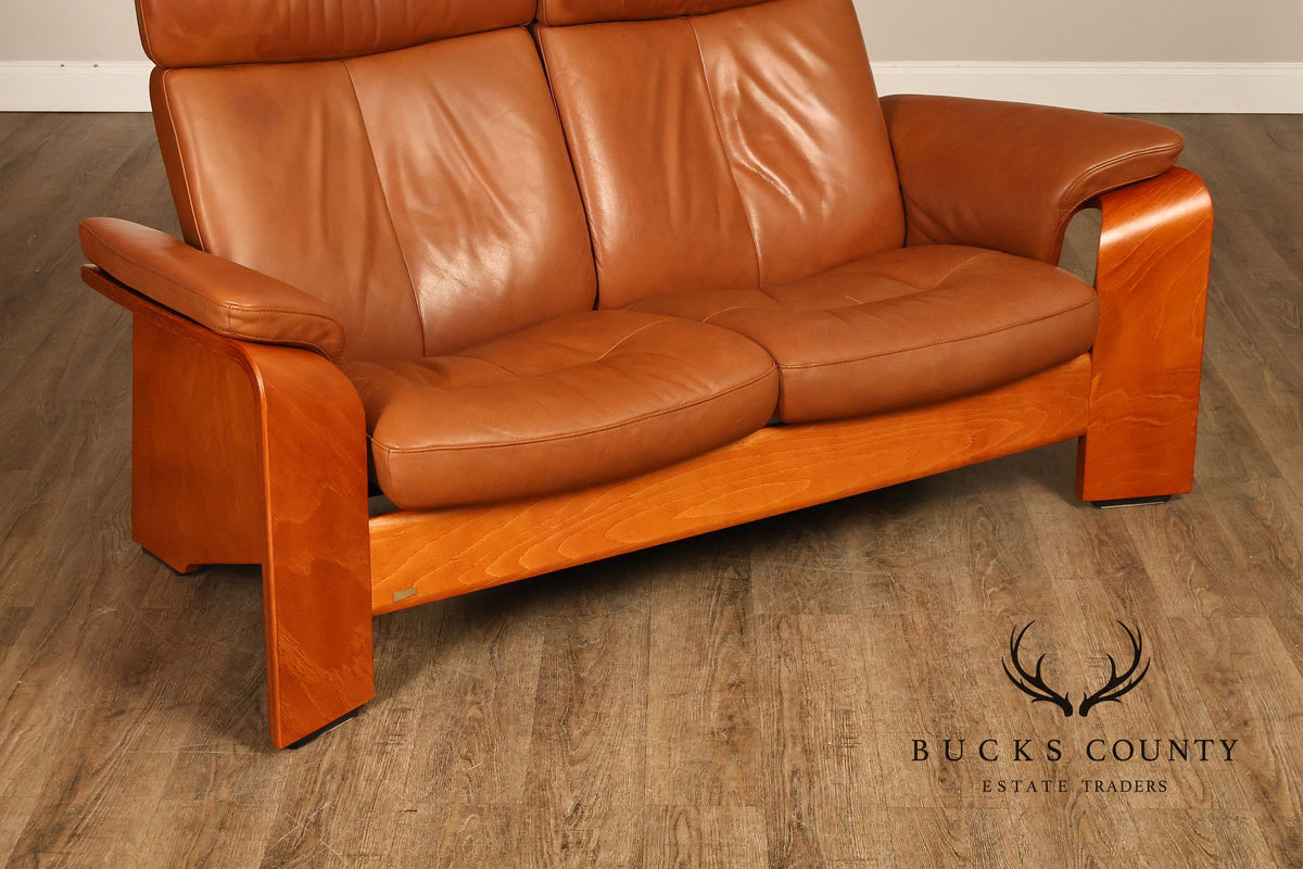 Ekornes Stressless Pegasus Leather Loveseat