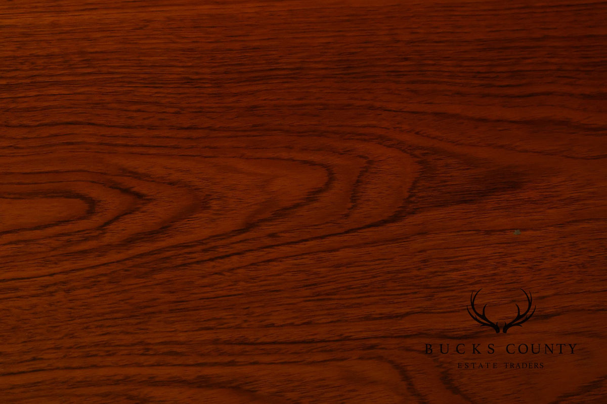 Danish Modern Teak Draw-Leaf Dining Table