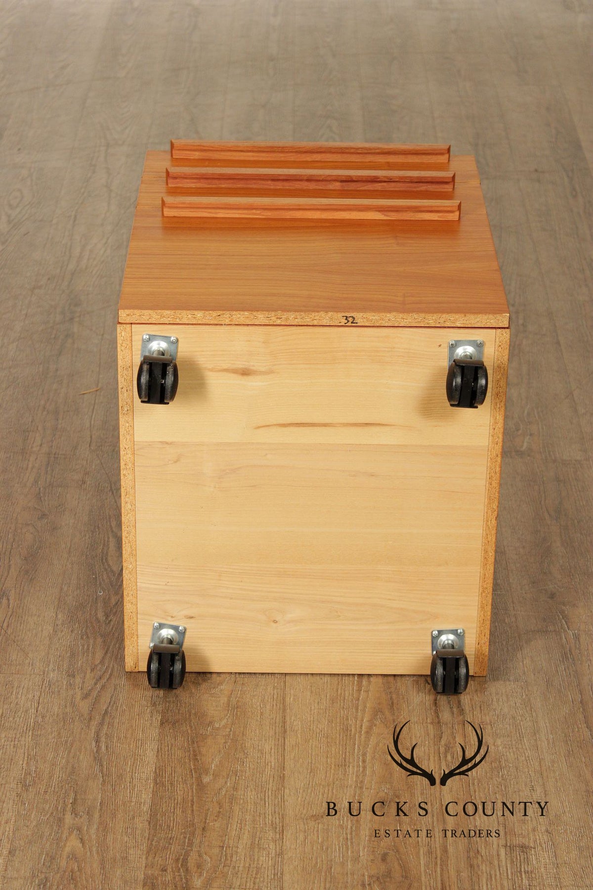 Interform Collection Danish Modern Teak Filing Cabinet