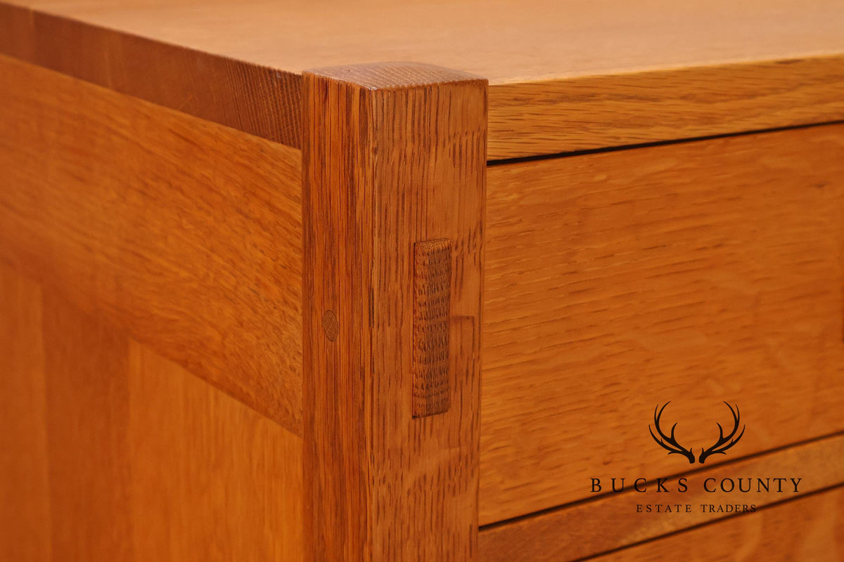 Stickley Mission Collection Oak Tall Chest