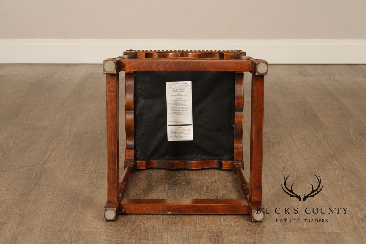English Traditional Style Set of Three Counter Stools