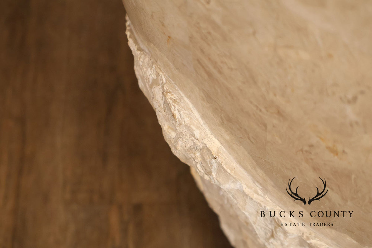 Contemporary Tessellated Stone Floor Vase