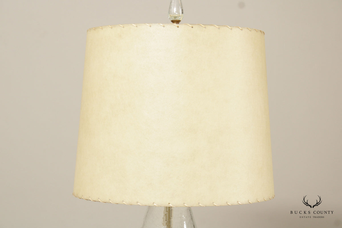 Blenko Mid Century Modern Blown Glass Table Lamp
