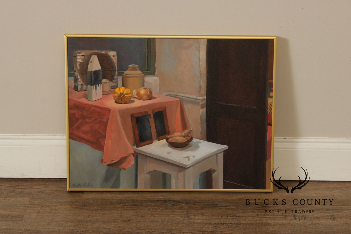 Dante Celia Surrealist Still-Life Oil Painting