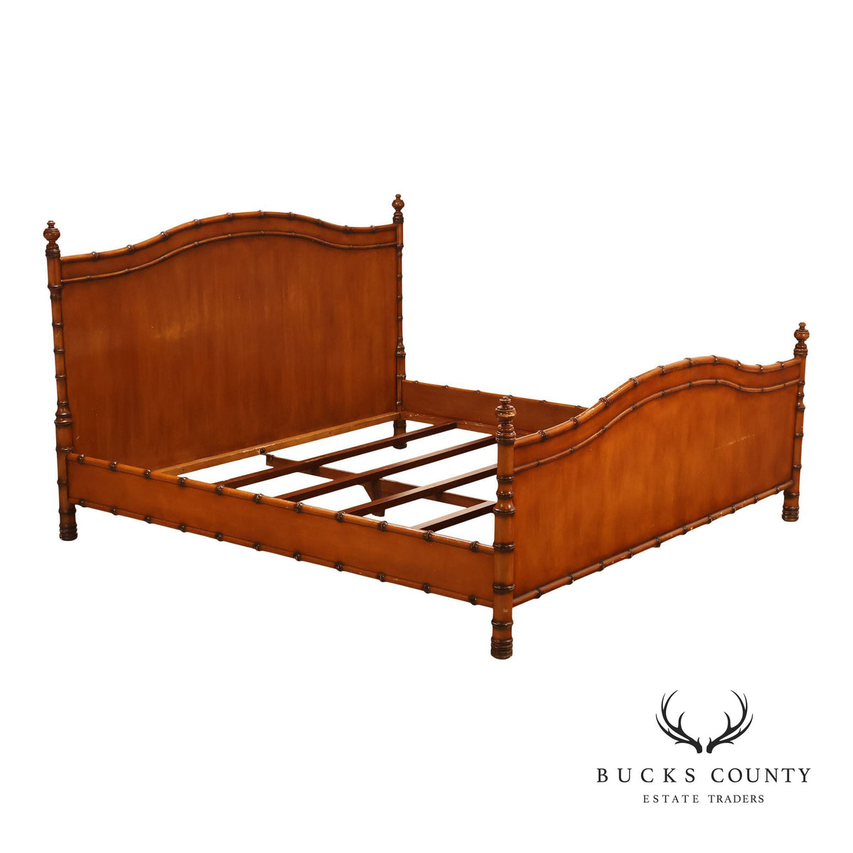 Williams Sonoma Faux Bamboo King Bedframe