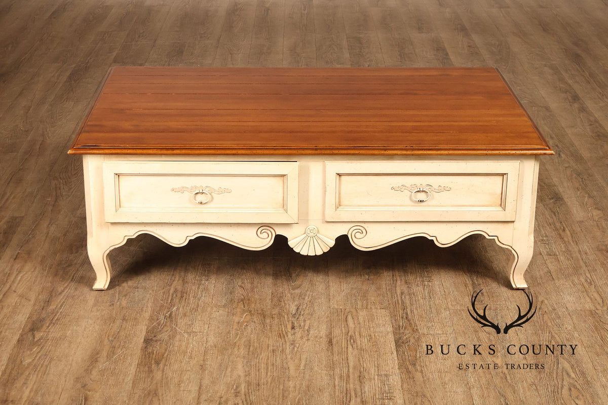 Ethan Allen French Country Style Coffee Table