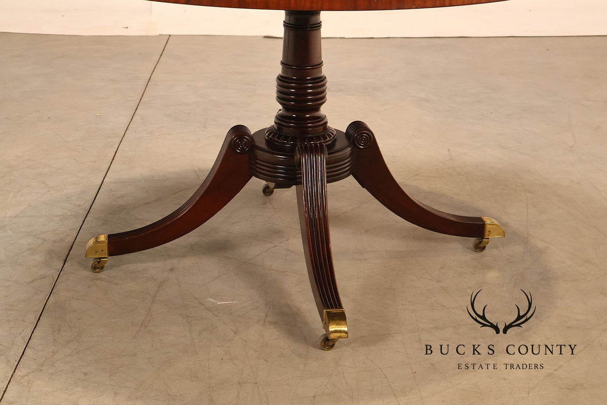 Baker Furniture 'Collectors Edition' Round Mahogany Pedestal Dining Table