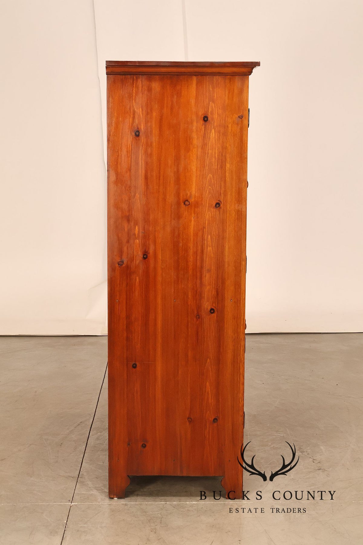 William Draper Cabinetmaker Rustic Pine Armoire
