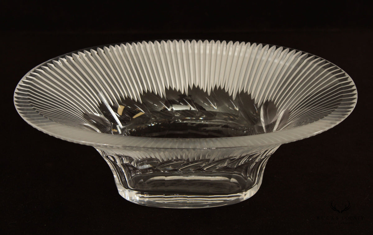 Ceska Czech Cut Glass or Crystal Bowl