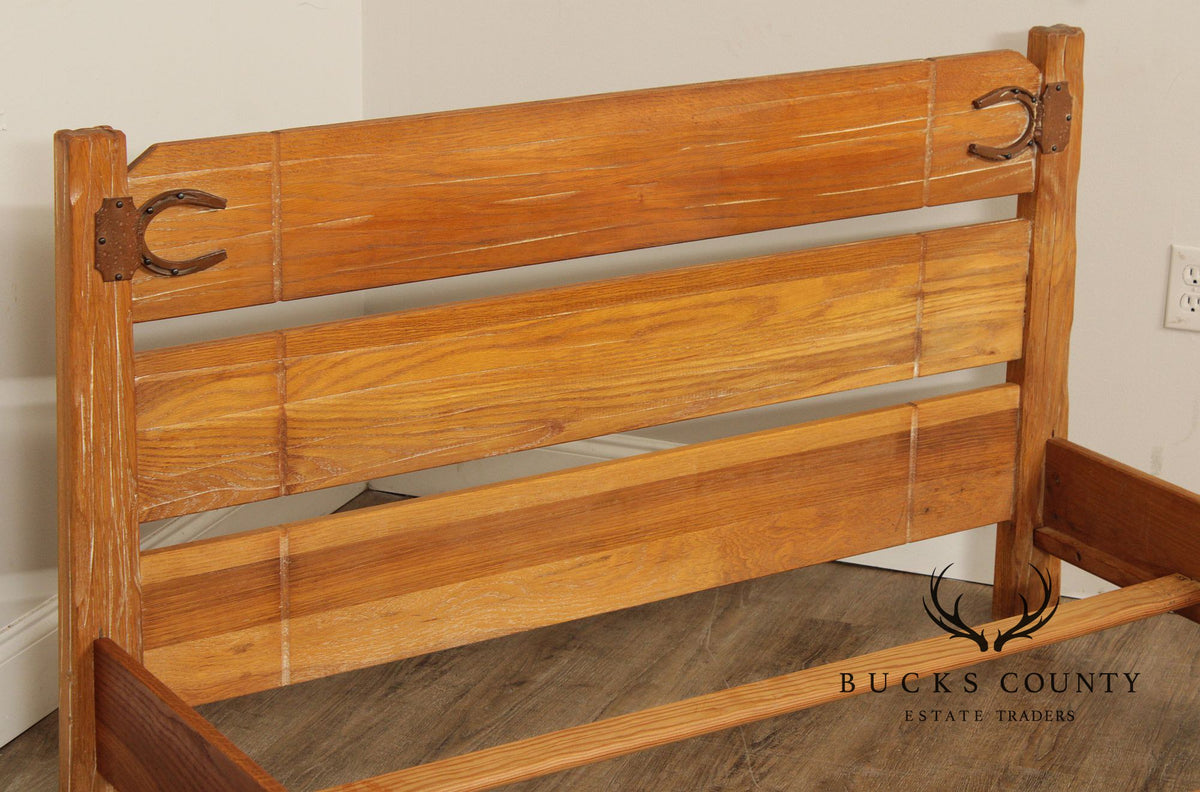 Brandt Ranch Oak Slatted Full Bed