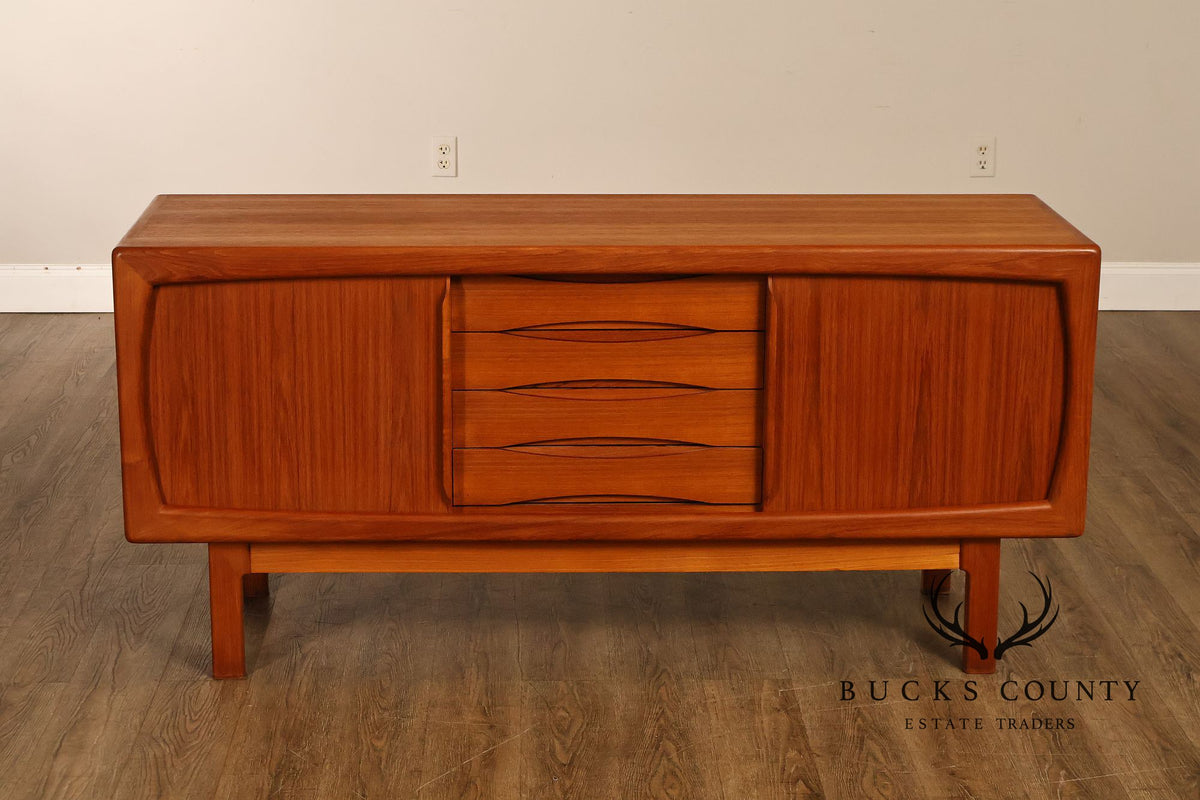 Danish Modern Teak Credenza By H.P. Hansen