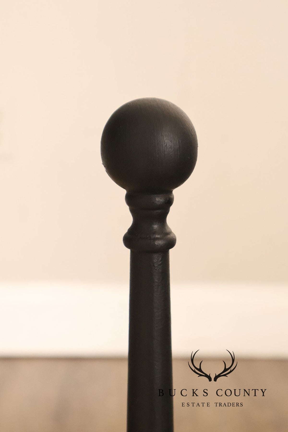 Bradley & Hubbard Fireplace Poker and Stand