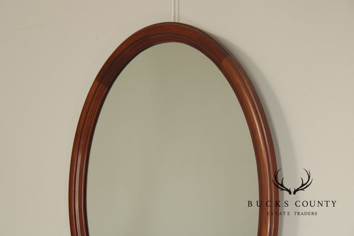 Henkel Harris Oval Cherry Wall Mirror